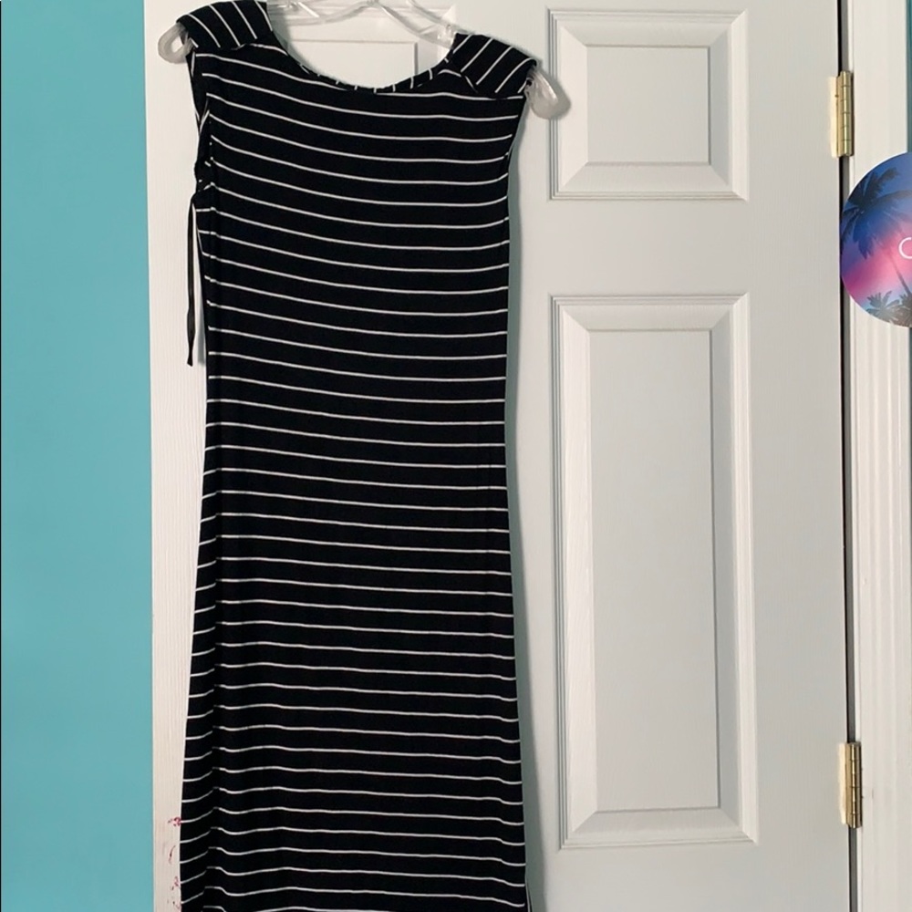 Striped Midi Dress